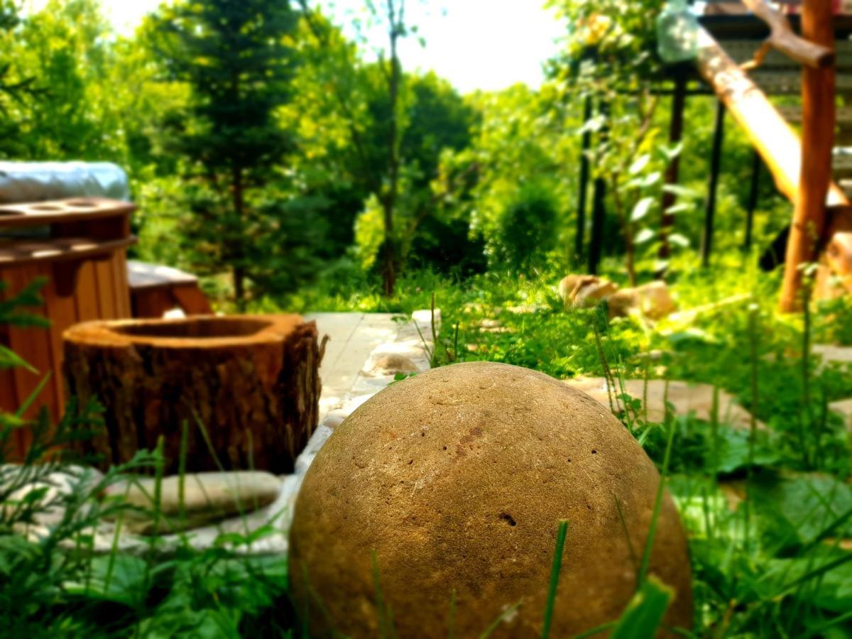 Mystically Wood House In The Forest Carjari Exterior foto