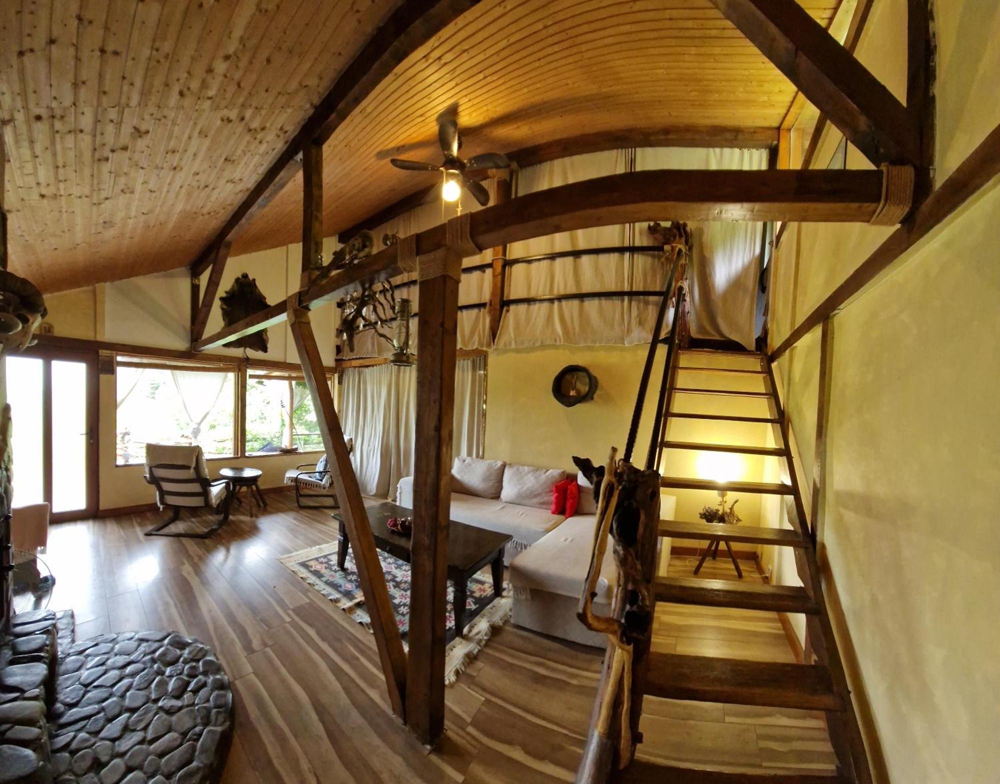 Mystically Wood House In The Forest Carjari Exterior foto